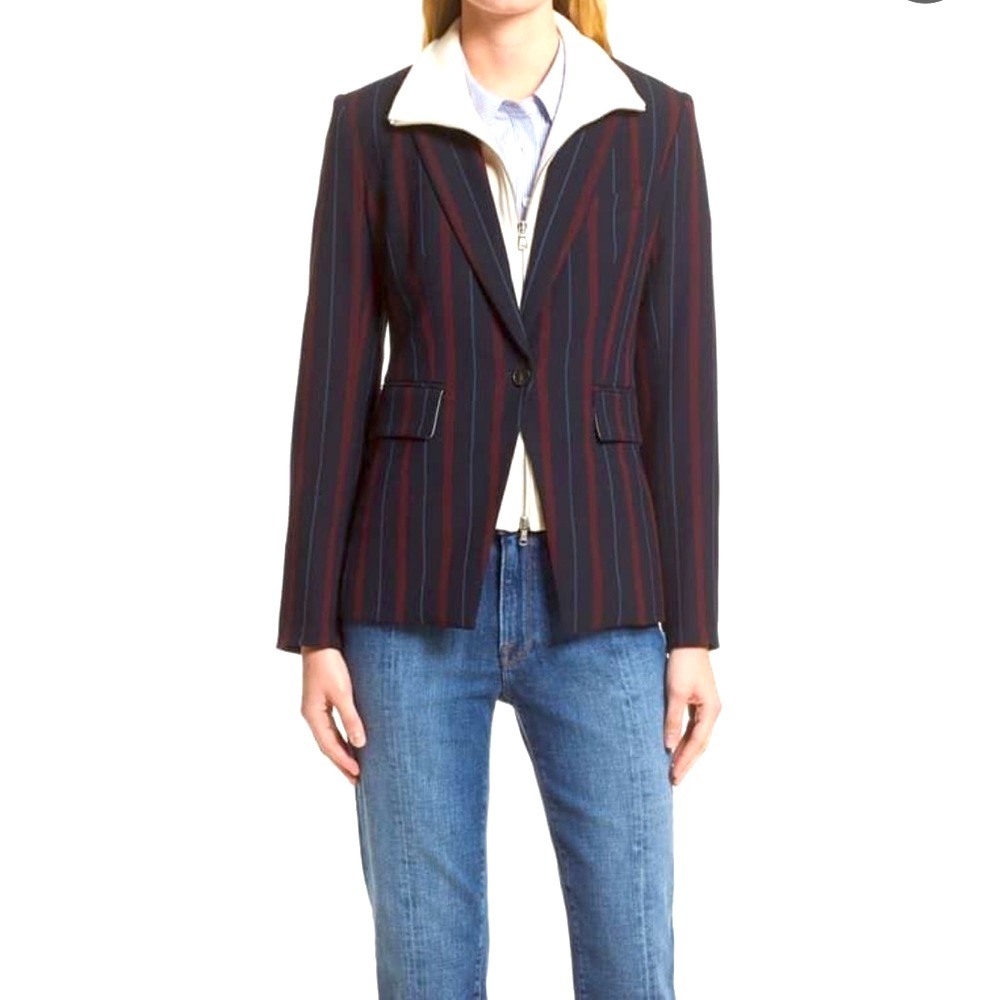 Veronica Beard Carter Cutaway Dickey Jacket